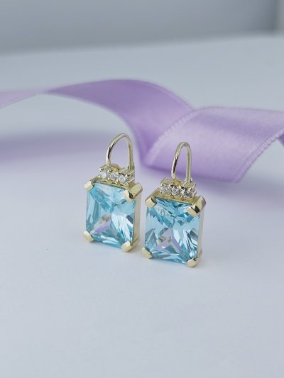 Náušnice s kameňmi