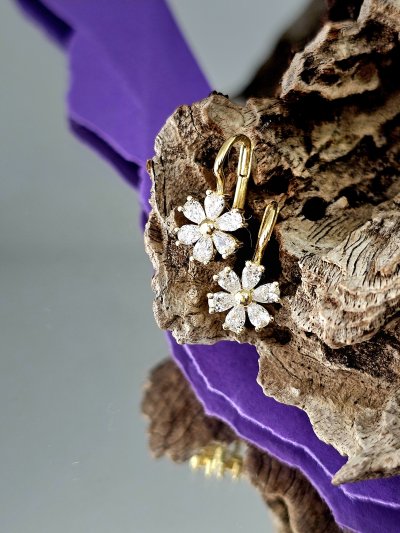 Náušnice s kameňmi