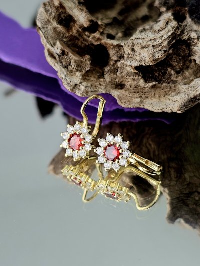 Náušnice s kameňmi