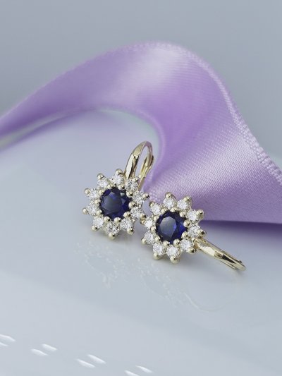 Náušnice s kameňmi